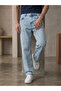 Men's Ice Blue Jean Trousers Baggy Cut Standard Length Normal Waist - 2