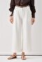 Ss6153 Belted Pocket Detailed Loose Trousers - 3
