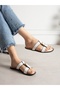Penta White Buckle Women's Slippers - 2