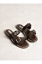 Unser Women's Brown Buckle Slippers - 4