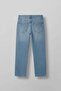Men's Baggy Fit Washed Jean Trousers Light Blue - 2