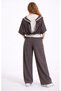 Limi Young Girls Summer Design Velvet-Like Fabric Pants Blouse Set - 2