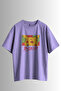 Pikachu Pikasso Printed Unisex Oversize 24/1 100% Cotton T-Shirt