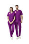 Purple Ebe Forması Positive Lycra Scrubs Set (Compliant with New Regulations – Byzantium)