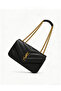 Women's shoulder bag, Y.S-L black quilted chain bag