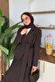 طقم بليزر سيرينا مع تنورة باللون البني - 2