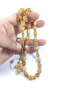 Mehmet Arıcı Masterpiece 0.6 mm Delim Double Sanding Double Polished Crimped Amber - 4