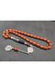 Imame Empty Core and Silver Nakkaş Combination Crimped Amber
