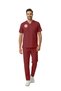 Burgundy Bachelor and Graduate Health Professionals Uniform Positive Lycra Scrubs Set (New Management) - 3