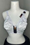 Women's C Cup Combed Cotton Fabric White Bra Without Underwire