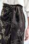 Long Skirt with Embroidery Detail - Dark Brown - 6