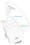 Women's Cross Waist Chest Bag and Shoulder Bag Bags, Women's Hiking Bag Bag, Women's Travel Bag Bag, Women's Phone Bag Bag - 3