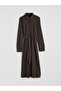 Original Modal Blended Belted Shirt Dress - 4