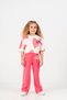 4-5-6-7-8 Years Old Girls' Heart Printed Set