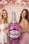 Dark Pink Fuchsia Champagne Shaped Foil Balloon Bachelorette Bride Engagement Henna Promise Birthday Balloon