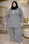 Women's Plus Size Combed Cotton Pajama Set