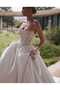 Pool Collar Strapless Bodice Underwire Size Lace Skirt Satin Half Princess Design Wedding Dress