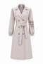 Women's Vintage Style Balloon Sleeve Embroidered Seasonal Jacket & Trench Coat Summer