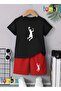 New Simaç Printed T-Shirt Shorts Summer Children's Set