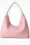 Pink Botega Leather Casual Large Size Women's Shoulder Bag