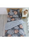 Single Patterned Pufidik Wellsoft Sleep Set & Quilt + 2 Pillowcases + Fitted Sheet