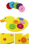 Colorful Cute Duck Button-Pushing Children's Educational Tutorial Felt Duck-Shaped Developmental Game - 5