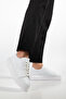 Men's White Casual Shoes with White Stitched Soles