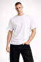 Premium Oversize White Basic T-Shirt 100% Cotton Unisex - 7