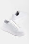 Men's White Casual Shoes with White Stitched Soles - 3