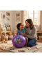 Nk Sports 55cm Purple Bouncy Pilates Ball-Bounce Ball with Grip Handle-Exercise Ball for Kids and Adults - 2