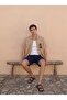 Linen Basic Beige Shirt - 2