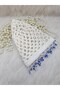 Sequined Crochet Hat/Nazar Beaded Trendy White Summer Beanie/Summer Hat/Viral Hat/Gift - 5