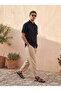 Linen Basic Navy Blue Shirt