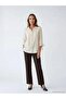 Striped Linen Blend Women's Shirt (S6) - 2