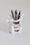 Bone-Skeleton Themed Pen Holder Desktop Organizer - 2