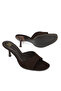 , Women's Genuine Leather Heeled Slippers 1611059Z0303 Brown - 4