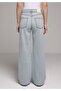 Regular Fit Women's Light Indigo Denim Jean Trousers - 2