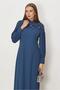 Stone and Sequin Embellished Crepe Dress 45552 - 2