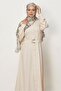 Belted Linen Effect Dress 46324 - 2