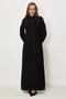 Stone and Sequin Embellished Crepe Dress 45552 - 2