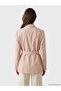 Two Mt Shop Quality Women's Belted Blazer Jacket - 4