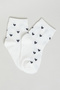 3 Pack Patterned Ankle Socks - 3