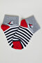 3 Pack Patterned Ankle Socks - 3