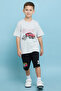 Printed T-Shirt with Crew Neck and Short Sleeves - 5