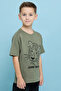 Printed T-Shirt with Crew Neck and Short Sleeves - 3