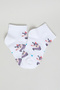 3 Pack Patterned Ankle Socks - 4