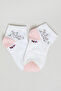 3 Pack Patterned Ankle Socks - 2