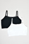 2 Pack Solid Bralettes