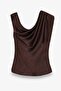 Women's Blouse Blz01440 Coffee - 5