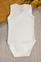 Cotton Baby Sleeveless Snap-On Bodysuit - 3